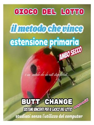 cover image of Gioco del lotto--il Metodo Che Vince--Estensione Primaria [Mat Marlin]
